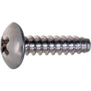 S034-0406 [TRUSCO トラス頭タッピングねじ 三価白 2種B0 M4×6 600本入り ヘキサゴンパック]
