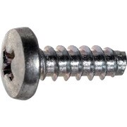 S035-0306 [TRUSCO バインド頭タッピングねじ 三価白 2種B0 M3×6 1300本入り ヘキサゴンパック]