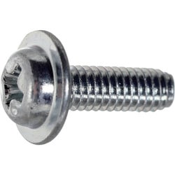S051-0410 [TRUSCO ナベワッシャーヘッド低トルクねじ 三価白 Sタイプ WH=10 M4×10 400本入 ヘキサゴンパック]