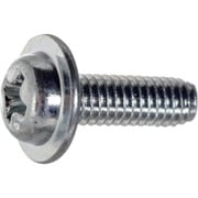 S051-0410 [TRUSCO ナベワッシャーヘッド低トルクねじ 三価白 Sタイプ WH=10 M4×10 400本入 ヘキサゴンパック]