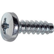 S053-0306 [TRUSCO バインド頭低トルクねじ 三価白 Bタイプ M3×6 1300本入 ヘキサゴンパック]