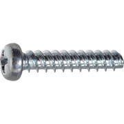 S056-0312 [TRUSCO ナベ頭低トルクねじ 三価白 Pタイプ 全ねじ M3×12 940本入 ヘキサゴンパック]