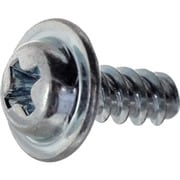 S059-0408 [TRUSCO ナベワッシャーヘッド低トルクねじ 三価白 Pタイプ WH=10 M4×8 400本入 ヘキサゴンパック]