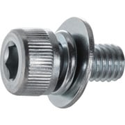 S077-0408 [TRUSCO 六角穴付組込ボルト P=3 三価白M4X8 270本入 ヘキサゴンパック]