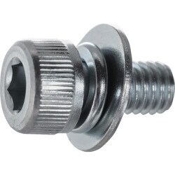 S077-0410 [TRUSCO 六角穴付組込ボルト P=3 三価白M4X10 270本入 ヘキサゴンパック]