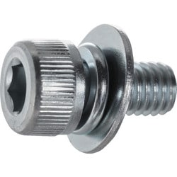 S077-0512 [TRUSCO 六角穴付組込ボルト P=3 三価白M5X12 130本入 ヘキサゴンパック]
