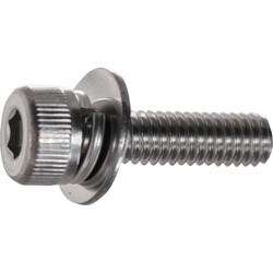 S081-0308 [TRUSCO 六角穴付組込ボルト P=3 ステンレス M3X8 400本入 ヘキサゴンパック]