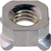 S096-0004 [TRUSCO 四角溶接ナット（パイロット無） 三価白M4（8×3.2） 370個入 ヘキサゴンパック]