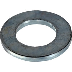 TRUSCO 平ワッシャー 三価白 M5（ISO） 1700個入 ヘキサゴンパック S104-0005