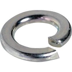 TRUSCO スプリングワッシャー2号 三価白M4 2700個入 ヘキサゴンパック S123-0004