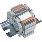SPTB18A-2-5P [TRUSCO スプリング式端子台2線式 5極 電線サイズ0.25～1.5]