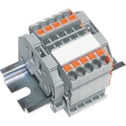 SPTB24A-2-5P [TRUSCO スプリング式端子台2線式 5極 電線サイズ0.25～2.5]