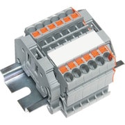 SPTB24A-2-6P [TRUSCO スプリング式端子台2線式 6極 電線サイズ0.25～2.5]