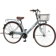 シティサイクル モチーフV 27インチ 外装6段変速 スチールグレー MOTP276Z
