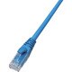 TLANC6A-2-B [TRUSCO Cat6A対応ツメ折れ防止LANケーブル 2mブルー]