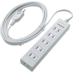 TOT2-603 [TRUSCO 電源タップ 2P6個口 3M マグネット付]