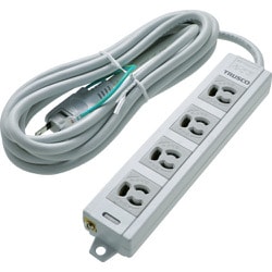 TOT3N-403 [TRUSCO 電源タップ 3P抜け止め4個口 3M アース/マグネット付]