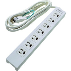 TOT3N-703 [TRUSCO 電源タップ 3P抜け止め7個口 3M アース/マグネット付]