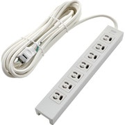 TOT3N-710 [TRUSCO 電源タップ 3P抜け止め7個口 10M アース/マグネット付]