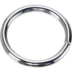 TRUSCO 丸リンク スチール製 線径4.0mm 内径30mm 20個入り TFMR4.0-30-20P