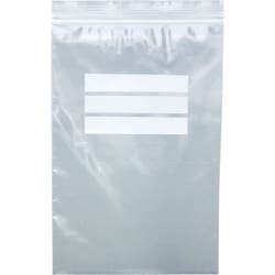 TCBW-J-4A-TM [TRUSCO チャック付ポリ袋（白枠付） 0.04mm厚 340x240mm 100枚入]