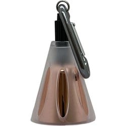 森の鈴 Big カバー付き BEAR BELL TB-KC2 クリアー/ピンクゴールド [熊鈴 熊よけ鈴]