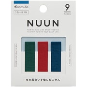 NUUN(ヌーン) 布クロスふせん マーク RD 3色×3枚 NU-1001