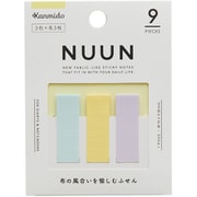 NUUN(ヌーン) 布クロスふせん マーク YE 3色×3枚 NU-1003
