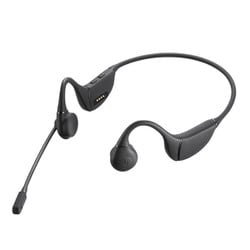 骨伝導ヘッドセット ブラック MM-BTSH65BK