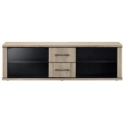 MCD style インテリア・テレビラック オーク木目柄（グレージュ） ～55V型 AS-MCD1300-GB