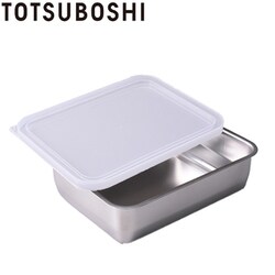 お料理はかどる 蓋付き角バット 1/2サイズ 日本製 T-033