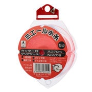 208 [ミエール水糸 カッター付ケース入 オレンジ 太 270m]