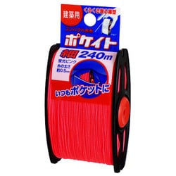 4712 [ケータイ水糸 ポケイト ピンク 細 240m]