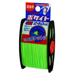 4716 [ケータイ水糸 ポケイト グリーン 細 240m]