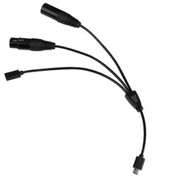 USB-C to DMX ケーブルスプリッター CB-DMX-USBC-1/3