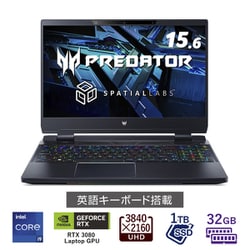 ヨドバシ.com - エイサー Acer ゲーミングノートPC/Predator Helios300 SpatialLabs  Edition/15.6型/Core i9-12900H/メモリ 32GB/SSD 1TB/GeForce RTX 3080/Windows 11  Home/アビサルブラック PH315-55s-SL93Z 通販【全品無料配達】