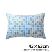 ピロケース リセクラブドット BL 43×63cm 綿100％ 日本製 HA351-718BL