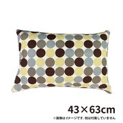 ピロケース マーブル GY 43×63cm 綿100％ 日本製 HA381-994GY