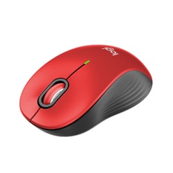 ワイヤレスマウス Signature M550 Bluetooth/無線（2.4GHz） 3ボタン SmartWheel 静音 SilentTouch レッド S/Mサイズ M550MRD