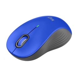 ワイヤレスマウス Signature M550L Bluetooth/無線（2.4GHz） 3ボタン SmartWheel 静音 SilentTouch ブルー Lサイズ M550LBL
