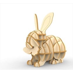 Wooden Art ki-gu-mi ウサギ [クラフトトイ]
