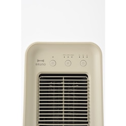ブルーノ 2アングル セラミックファンヒーター グレージュ BOE101-GRG ヨドバシ.com - ブルーノ BRUNO 2アングル セラミックファン
