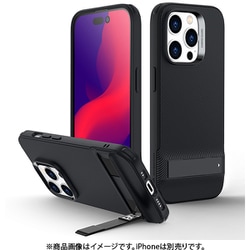 ESR Metal Kickstand Case for iPhone 14 Pro Max Black [iPhone 14 Pro Max対応 キックスタンド付きミリタリーグレードケース]