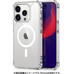 ESR Air Armor Case with HaloLock for iPhone 14 Pro Clear [iPhone 14 Pro対応 マグネット対応ミリタリーグレードケース]