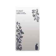 ウォールミラー ミニ フォレット FOReT 壁紙シール 鏡 シール ブラウン