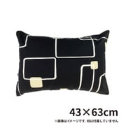 HA381-997BK [枕カバー ピロケース パーセル 43×63cm BK]