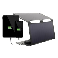 携帯ソーラーパネル充電器 出力21W（7W×3） Sunnybag SUNBOOSTER 21（サニーバッグ サンブースター 21）