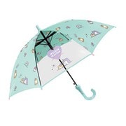 子供傘 INUCORN MBL 50cm ジャンプ式 ミントブルー 105849