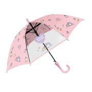 子供傘 INUCORN PK 50cm ジャンプ式 ピンク 105851