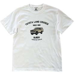 ランクルBJ60V Tシャツ 2201TY01-01 WHITE M